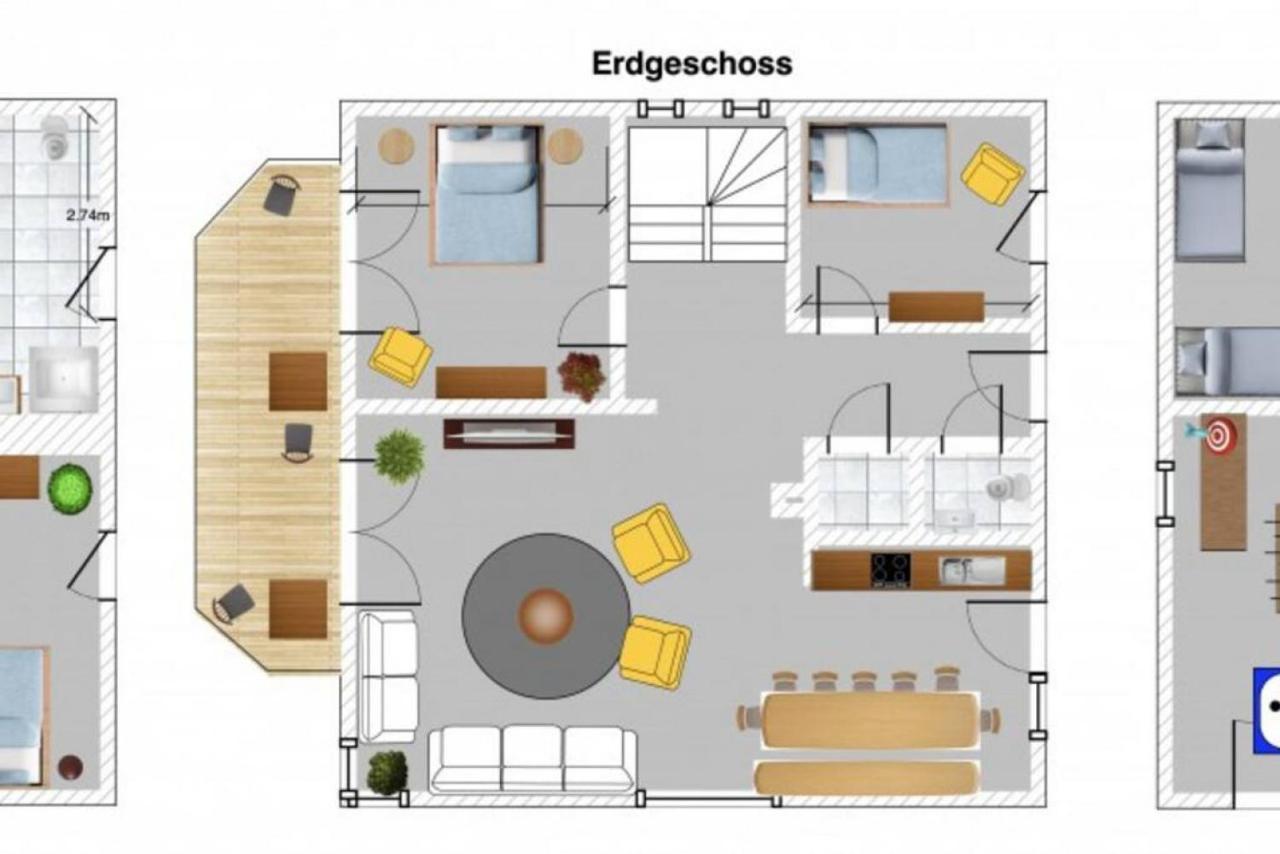 Spacious Home Sauna Hot Tub Pool Patio Bbq Hohenfels-Essingen Екстер'єр фото